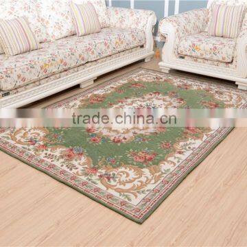 Hot Selling European Style Machine Washable Axminster Floor Carpet for Bedroom_Qinyi