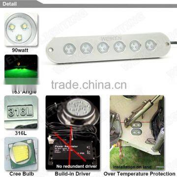 Wholesale IP68 90w 12v Stainless Steel Ship Yacht Led Underwater Lights From Hangzhou Weiken photo-3