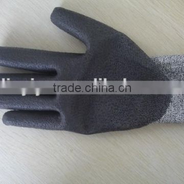 PU coated cut resistant gloves cut level 5