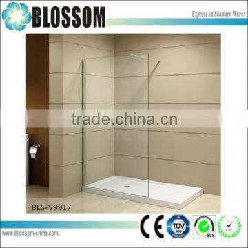 Walk in Bath Screens with 10mm Toughed Safety Glass Top Rated Bathroom Wares