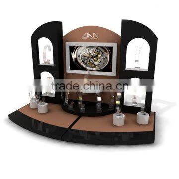 Luxury Wooden Watch Display Stand, Wooden Watch Counter Display