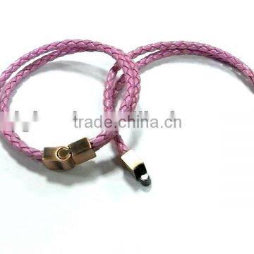 2013 fashion braided leather bracelet