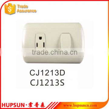 High quality American style wall switch 15A switch outlet