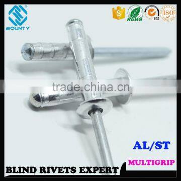 HIGH QUALITY FACTORY DOME HEAD ALU/ST MULTI-GRIP RIVETS photo-6