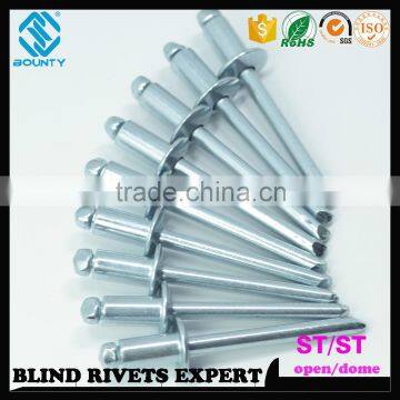 DIN7337 STEEL RIVET BODY STEEL MANDREL COUNTERSUNK ST/ST RIVETS photo-4