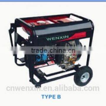 low noise diesel generator with wheels