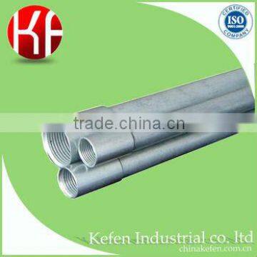 Conduit rigid steel metal electrical pipe with hot dip galvanized