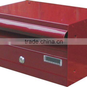 Rustproof wall mount powder coated red mailbox for office