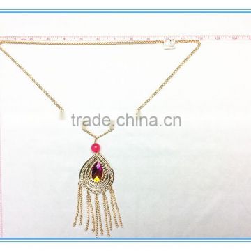 2015 JND Fashionable New Design Necklace Pendant Necklace Tassel Necklace JX-048