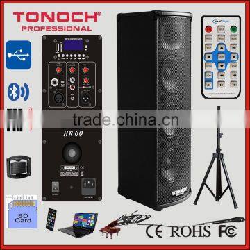 6 inch high power column speaker with high power column speaker