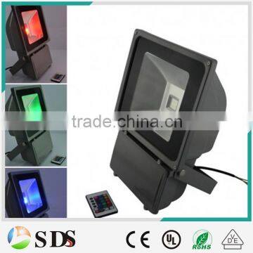 LED flood light RGB Led Floodlight IP65 Integrated Grey 80W outdoor led flood light