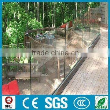 aluminium glass stair balustrade for handrail