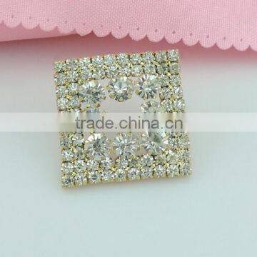 wholesale Table Decoration & Accessories Type rhinestones square shape wedding napkin ring