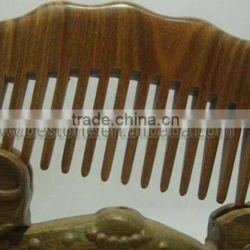 Promotion Solid Wood Wide Tooth Hair Comb photo-4