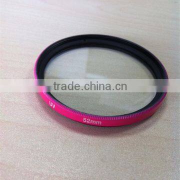 Pink 52mm uv filter camera filter