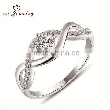 Fashion sterling silver cz jewelry rings for women