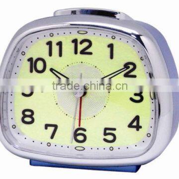 Plastic Trapezoid Snooze Alarm Clock , Desktop Clock, Wake up Light Clock