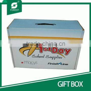 CMYK FULL COLOR OFFSET PRINT FOLDABLE CORRUGATED GIFT PAPER BOXES FOR ARCHIVE PACKAGING photo-3
