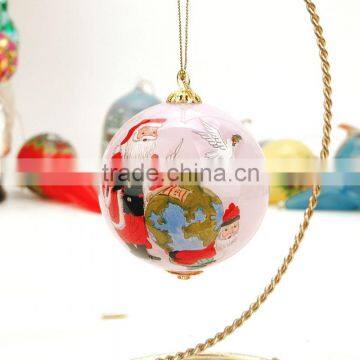 Christmas ball/inner painting ball/full color printing balll