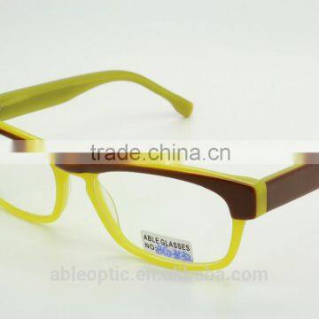 HOTSELLING Milky Color Fashion Students Acetate Hand Made Spectacles Optical Frames Eyewear Eyeglasses photo-3
