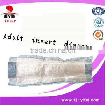 Adult insert diapers disposable approved ISO 9001