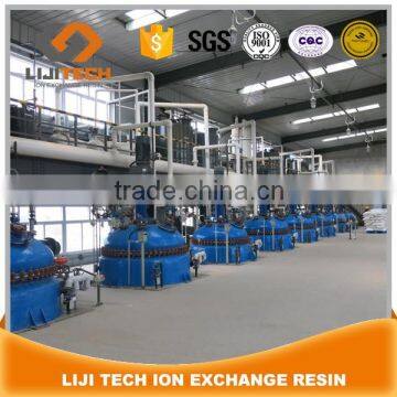 LIJI TECH resin suppliers ion exchange resin factory