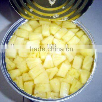 Canned Pineapple Piece In Light Syrup