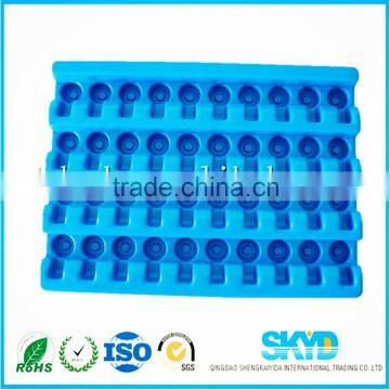 PET/PVC/PS blister plastic packaging tray for Europe Electronic components