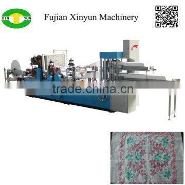 Two deck factory price dinner napkin tissue making machine