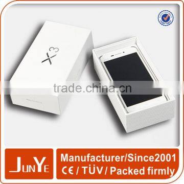 2 pieces logo printed recycle handmade cell phone packaging paper box