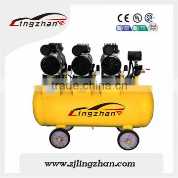 2016 80L oil-free 3 motor piston type air compressor with handle