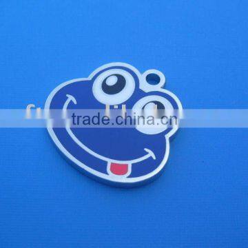 soft cloisonne Carton frog mobile phone charm,pendants