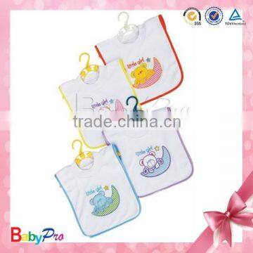 New arrival wholesale China manufacture oem promotional cotton baby bib