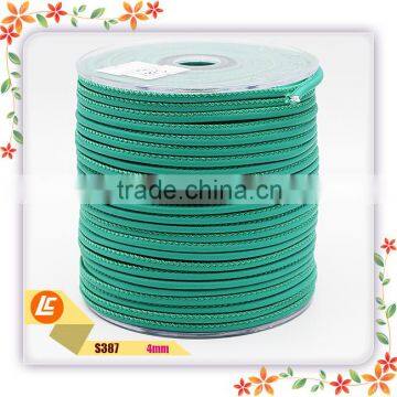 Red Nappa Sheepskin Leather Cord With Outer Stitched for Fashion Jewelry Findings photo-5