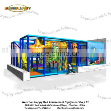 Small size submarine world theme indoor playground equipment