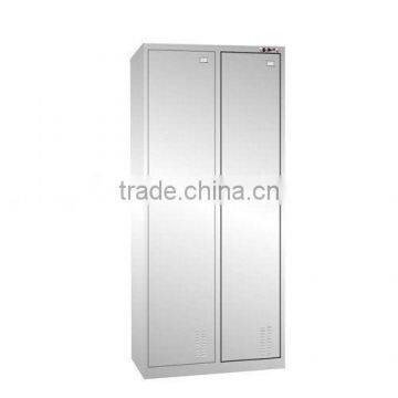 Two-doors stainless steel clothes cabinet