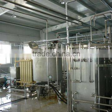 Pasteurized milk processing line