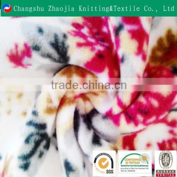 High Quality 100% polyester custom cheap super soft polar fleece printed fabric