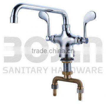 wrist action handle faucets