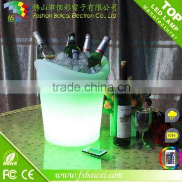 Plastic Party Events Club Bar Used Illuminated LED Ice Bucket