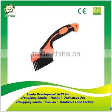 soft grip carbon steel wire brush