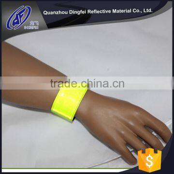 high quality factory price led reflective wristband led reflective slap bands