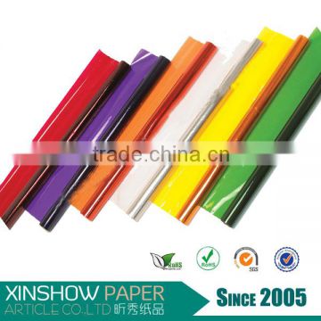 BOPP film can wrapping flower,packing book,decorative window film