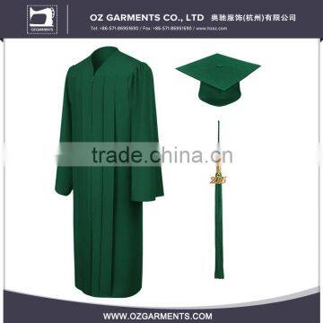 Made In China Excellent Material College Matte Hunter Bachelor Graduation Gown