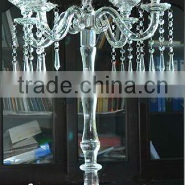 elegant tall glass candle holder, candleholder for wholesale