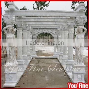 Hand Carved Decorative Outdoor Garden Cheap Marble Outdoor Gazebo