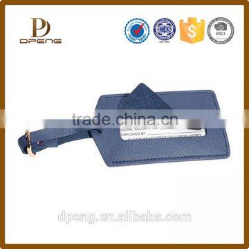 wholesale oem genuine leather tag leather Baggage Tag