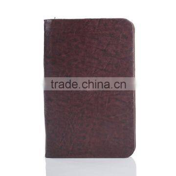 best selling spiral notebook leather zipper notebook