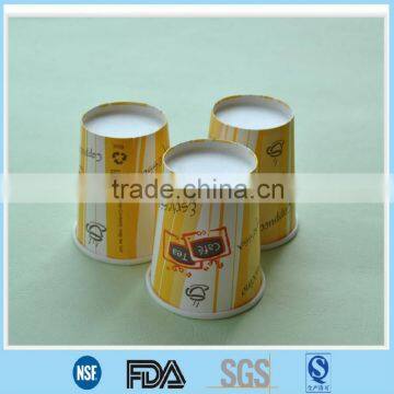 Single wall hot paper cup in Hunan/Coffee cup manufactor in China/take away printed hot paper cup