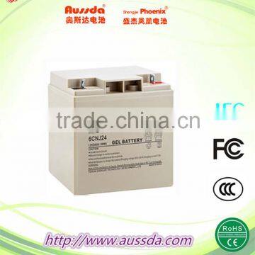 High quality and Long Life Lead Acid Gel Battery 12V 24Ah